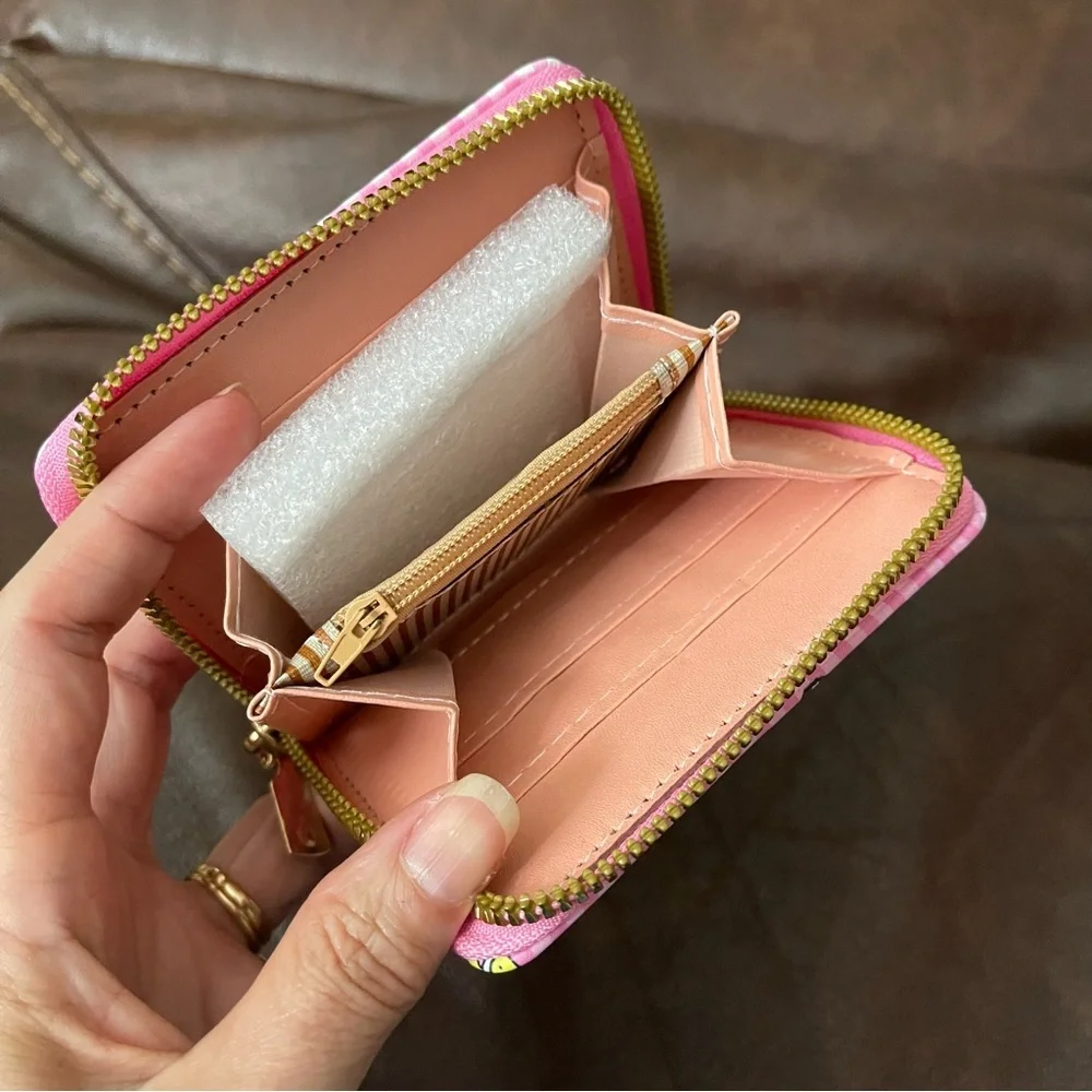 Hello Kitty fashion Wallet coin card round zip wallet Bag Cartoon Cat Cute New